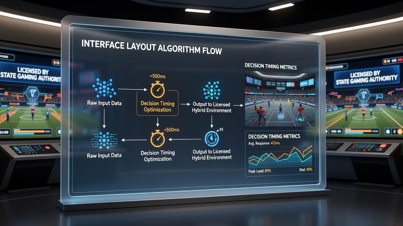 Analyse von Entscheidungszeiten durch Layout-Algorithmen in hybriden Spielumgebungen mit Beispielen aus regulierten Apps