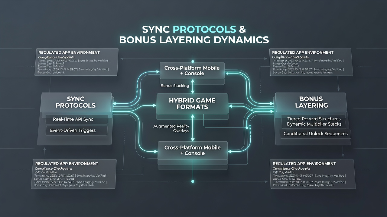 Einfluss von Sync-Protokollen auf Bonus-Layering in App-basierten hybriden Spielen