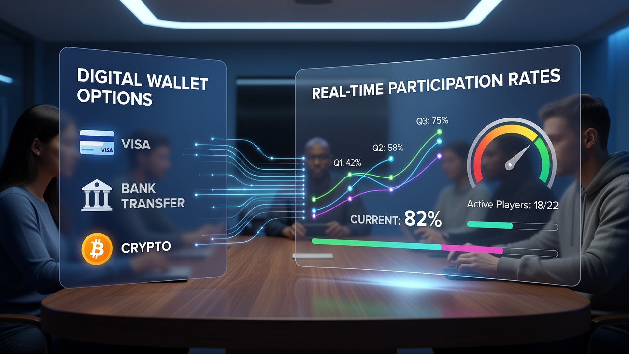 Statistiken zu Teilnahmeraten bei mobilen Multiplayer-Tischspielen