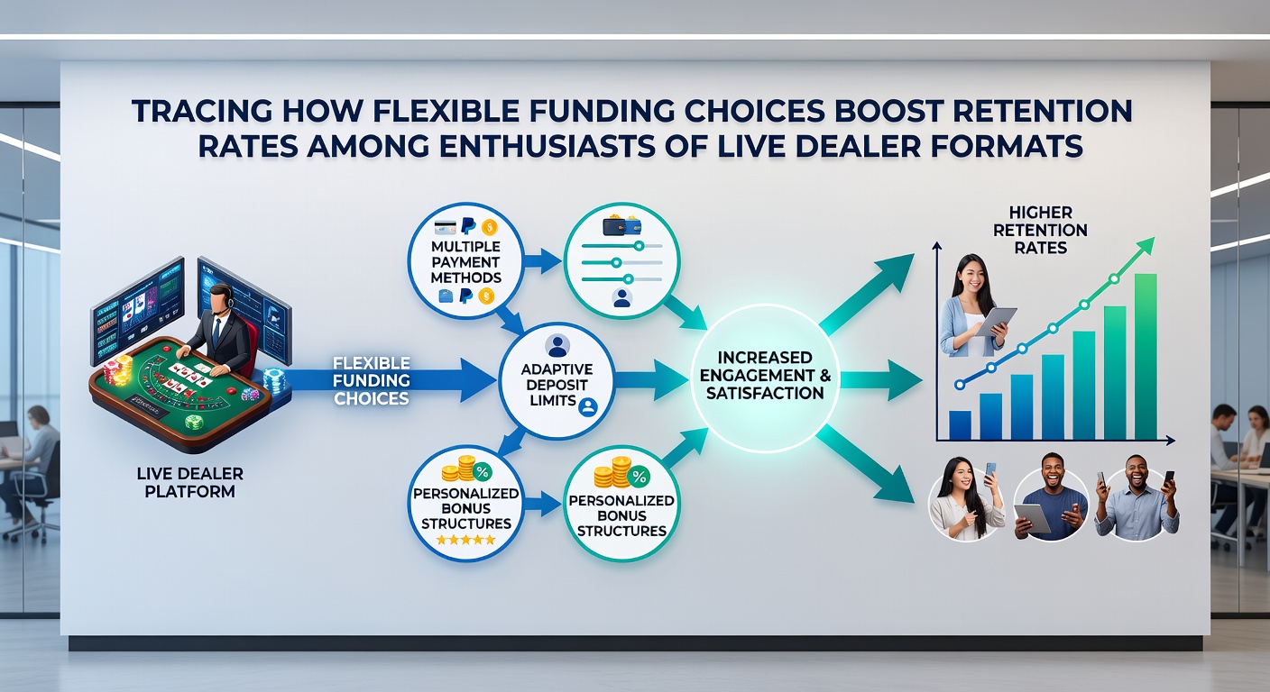 Statistiken und Diagramme zu Bindungsraten bei Live-Dealer-Spielen